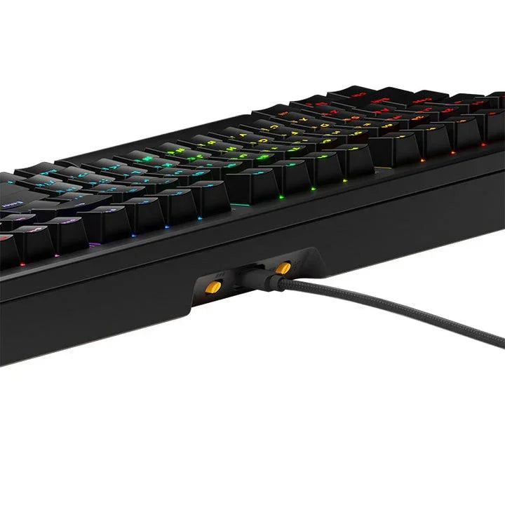 Glorious GMMK 3 100% Prebuilt Wired Mechanical Gaming Keyboard - Black, Arabic - Tashqila Glorious GMMK 3 100% Prebuilt Wired Mechanical Gaming Keyboard - Black, Arabic - Tashqila